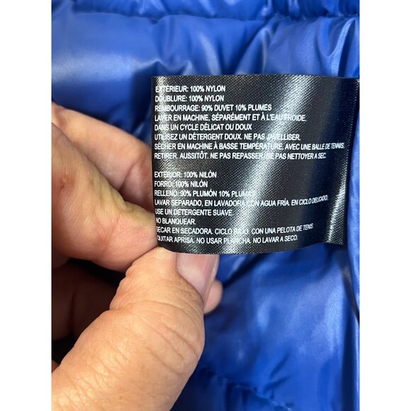 Bernardo Goose Down Puffer Vest L Black Nylon Outerwear Lightweight Warm Womens - Picture 5 of 13